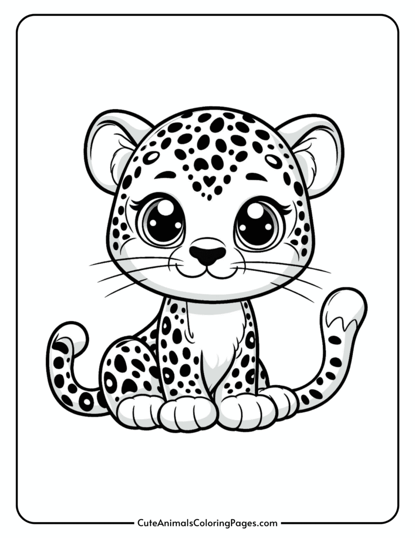 Jaguar Coloring Pages (11 Free Printable Pages) - Cute Animals Coloring