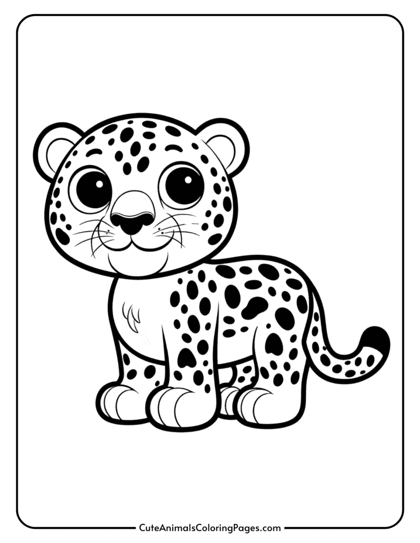 Jaguar Coloring Pages (11 Free Printable Pages) - Cute Animals Coloring