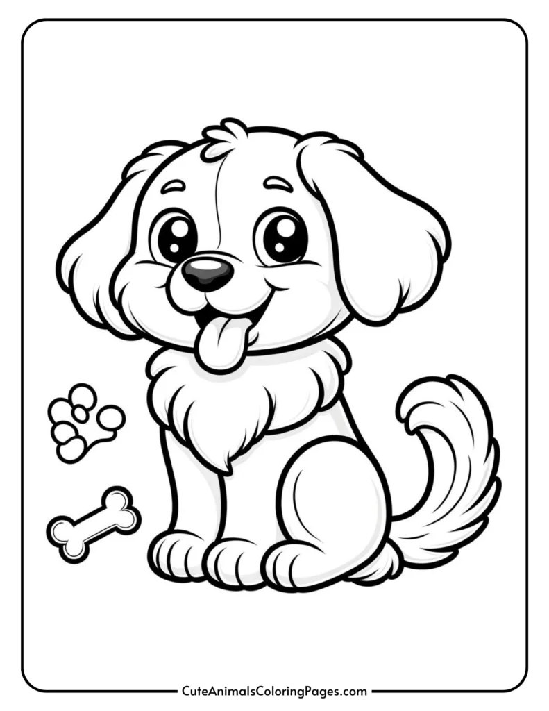 Cute Dog Coloring Pages 13 Free PDF Pages Cute Animals Coloring Pages Cute Dog Coloring Pages 13 Free PDF Pages Cute Animals Coloring Pages