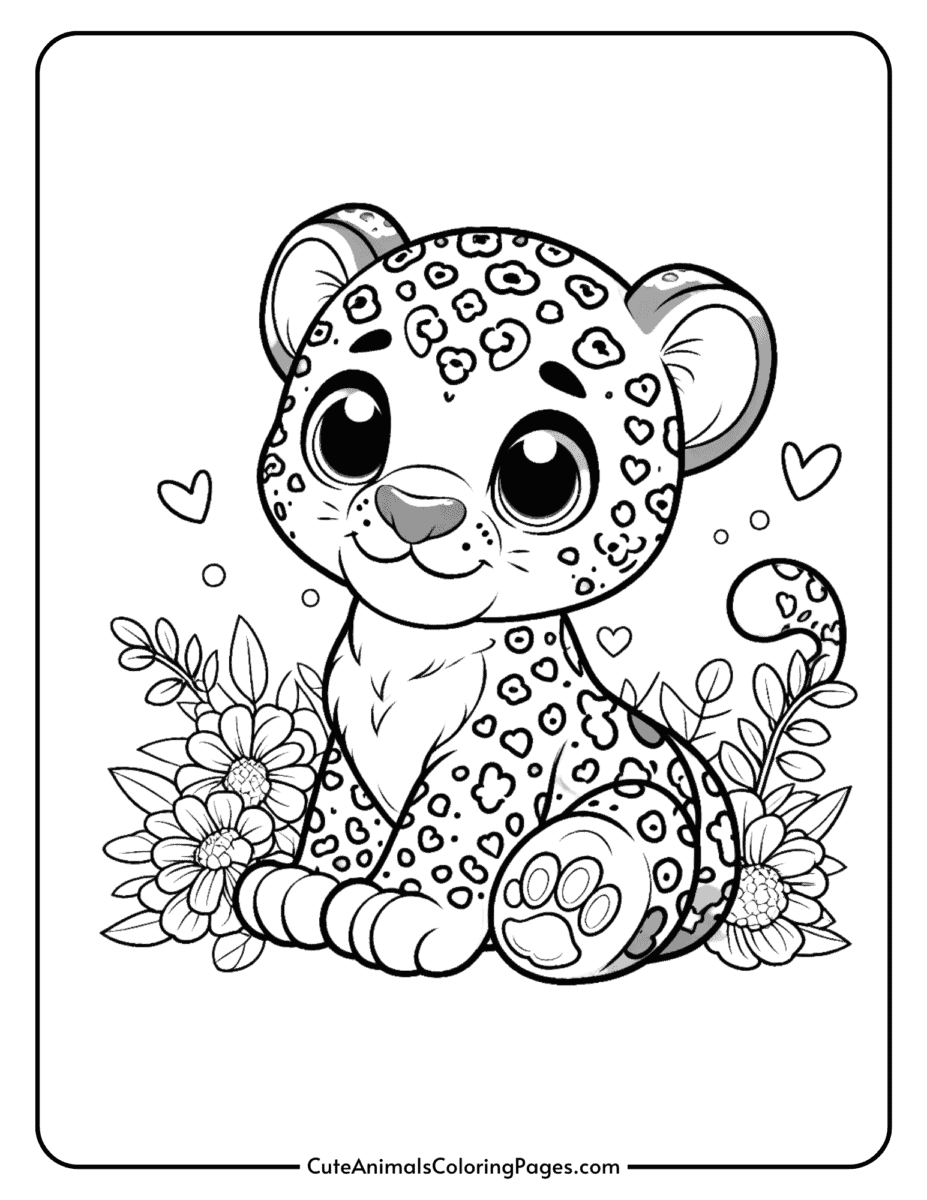 Jaguar Coloring Pages (11 Free Printable Pages) - Cute Animals Coloring