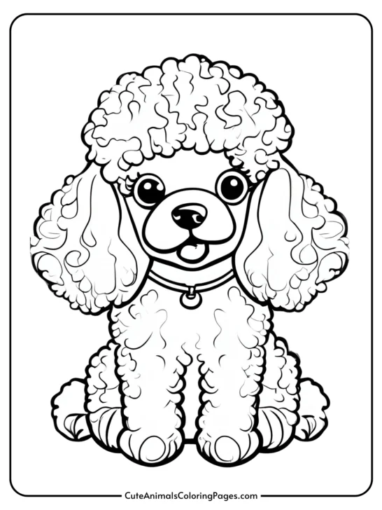 Poodle Coloring Pages (7 Free Printable Pages)