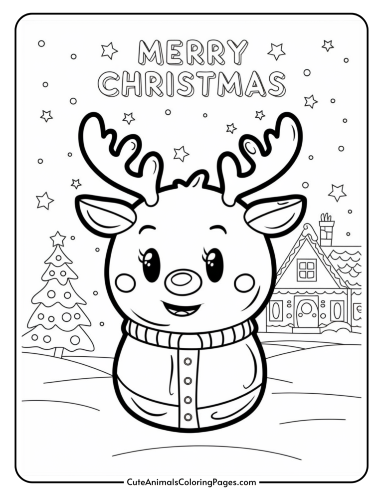 Squishmallow Christmas Coloring Pages (7 Free PDF Pages) - Cute Animals