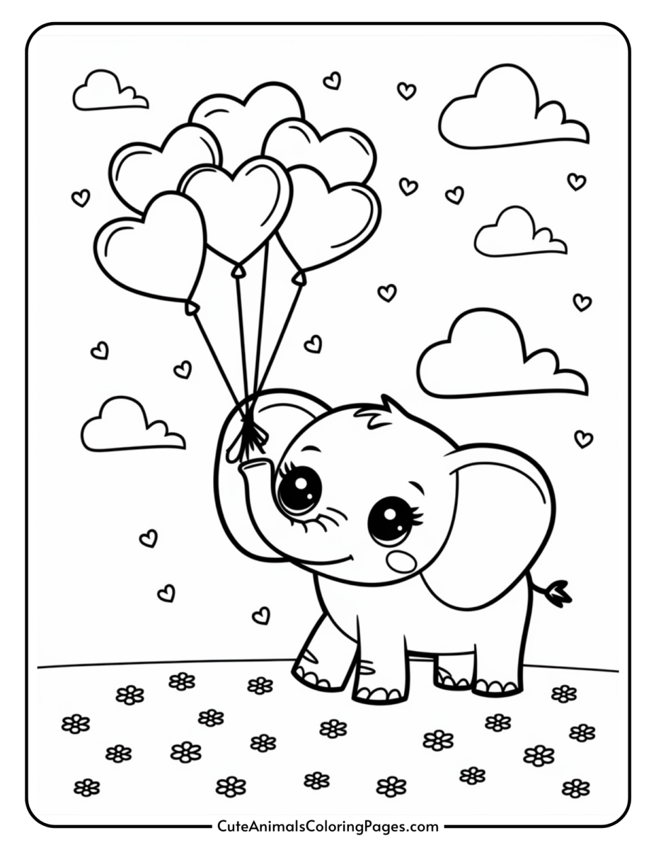 Kawaii Valentine Coloring Pages (10 Free Printable PDF Pages) - Cute ...