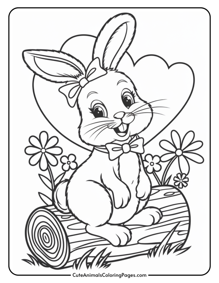 Bunny Coloring Pages (13 Free Printable PDF Pages) - Cute Animals ...