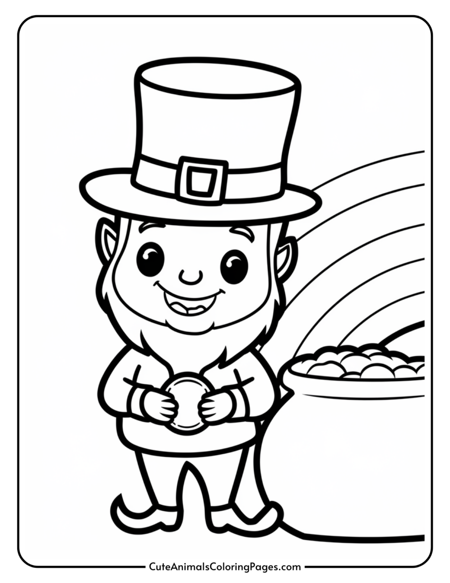 Leprechaun Coloring Pages (12 Free Printable PDF Pages) - Cute Animals ...