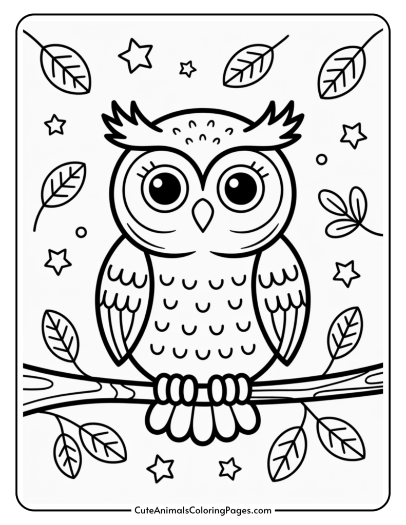 Cute Fall Coloring Pages for Kids (7 Printable PDF Pages) - Cute