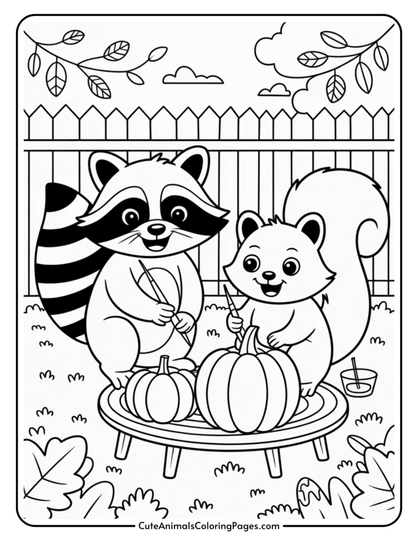 Fall Animals Coloring Pages Your Kids Will Love 5 Pages Cute Fall Animals Coloring Pages Your Kids Will Love 5 Pages Cute