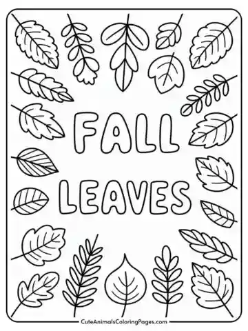 A coloring page titled 