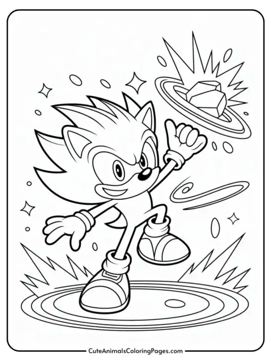 Silver The Hedgehog Coloring Pages (12 Printable Pages)