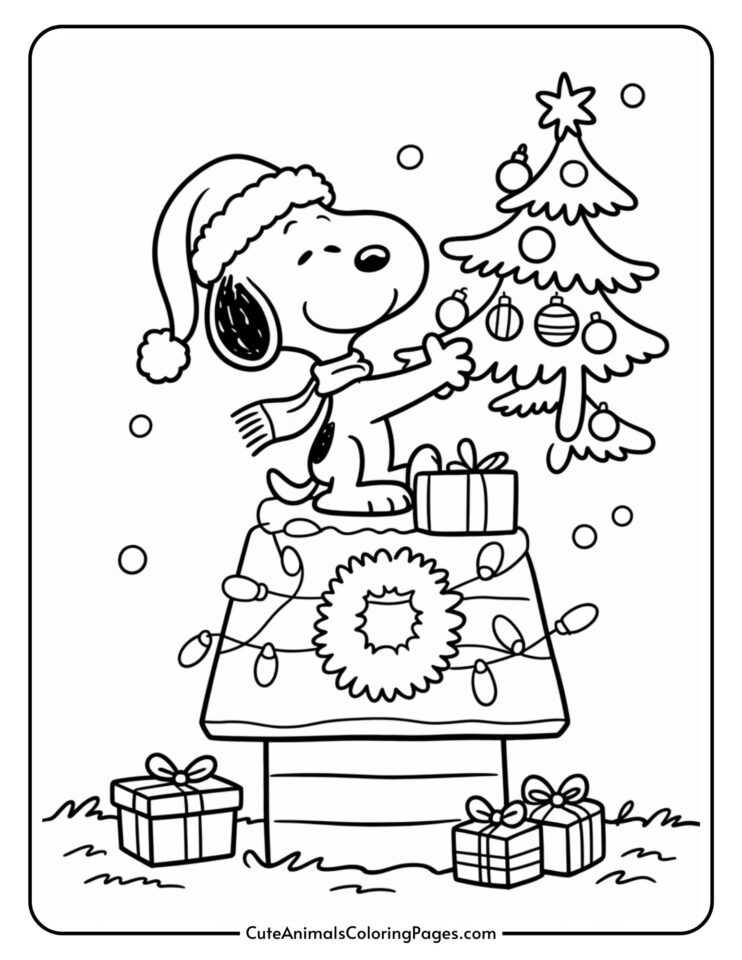 Cool Review About Christmas Snoopy Coloring Pages