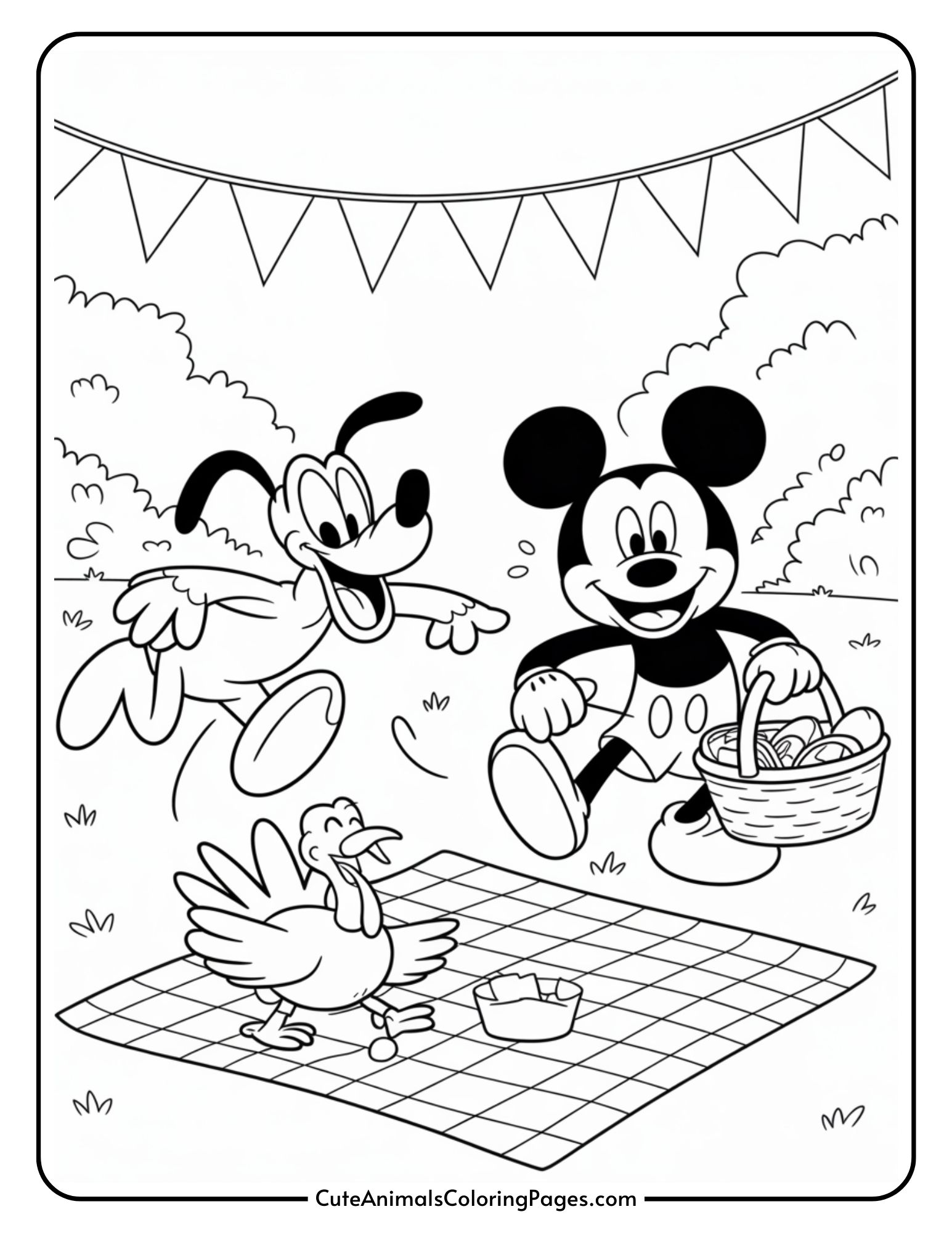 Mickey Mouse Thanksgiving Feast