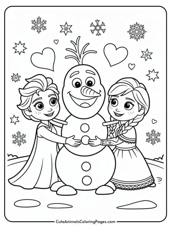 Disney Valentines Coloring Pages (13 Pages To Print)