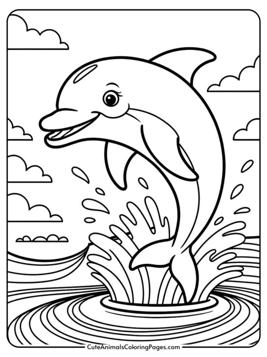 Sea Animals Coloring (9 Coloring Sheets)